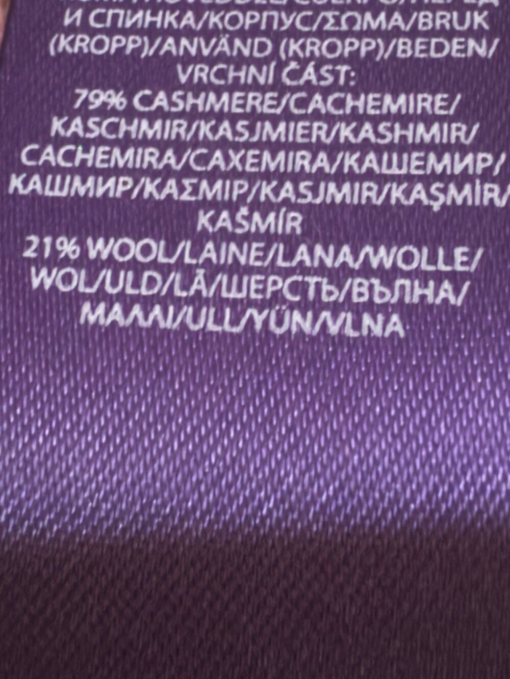 Lauren Ralph Lauren Purple Label Intarsia Knit Cashmere V Neck Sweater Fair Isle - Picture 11 of 11